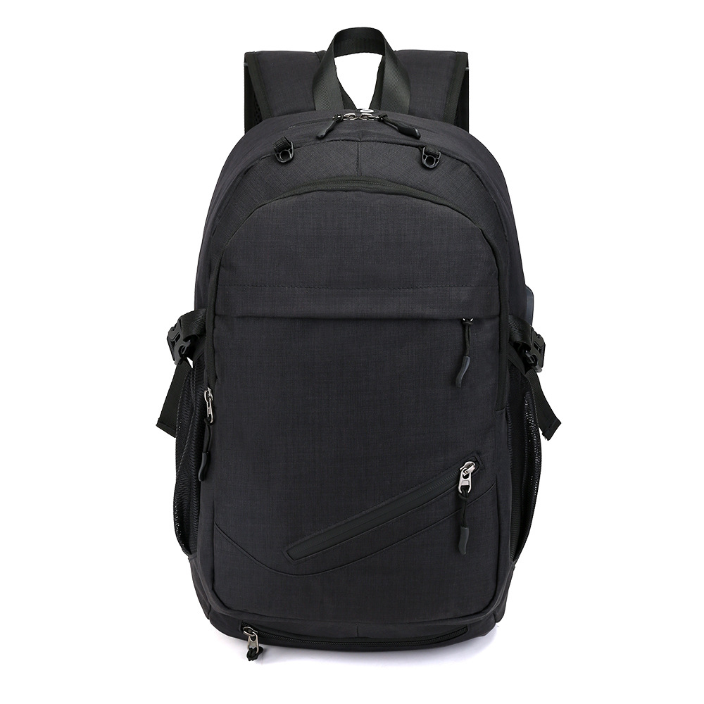 Basketball Bag Men's Oxford cloth backpack USB rechargeable backpack waterproof 15.6-inch computer student schoolbag