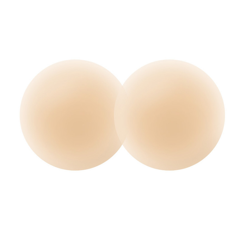 Solid Emulsion Sticker Non-adhesive Self-adhesive Solid Liquid Breast Sticker Invisible Anti-bump Thin Nipple Sticker Dress Anti-slip Emulsion Sticker