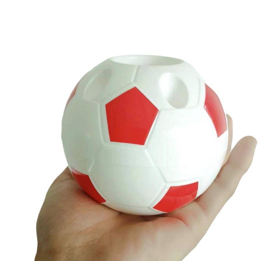 Pen Holder creative round football multi-functional plastic storage box office desktop decoration student kindergarten gift