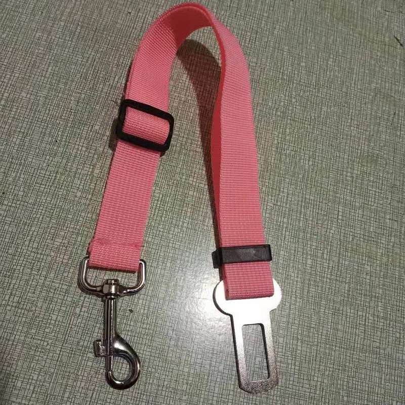 Pet car safety buckle in stock car pet supplies wholesale cat dog traction seat belt factory direct sales