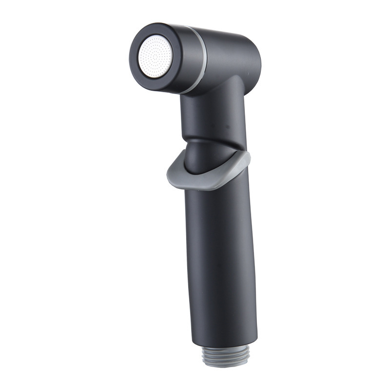 Junyu Matte Black Toilet Spray Gun Set Pressurized Toilet Hot and Cold Water Cleanser Shower Nozzle