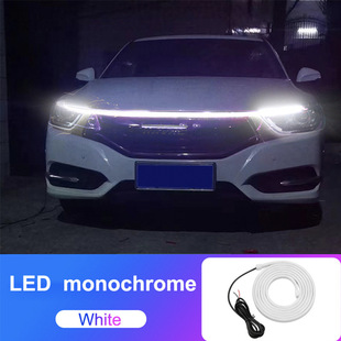 Car start scanning engine cover light mesh led modification through decorative light suv car Universal