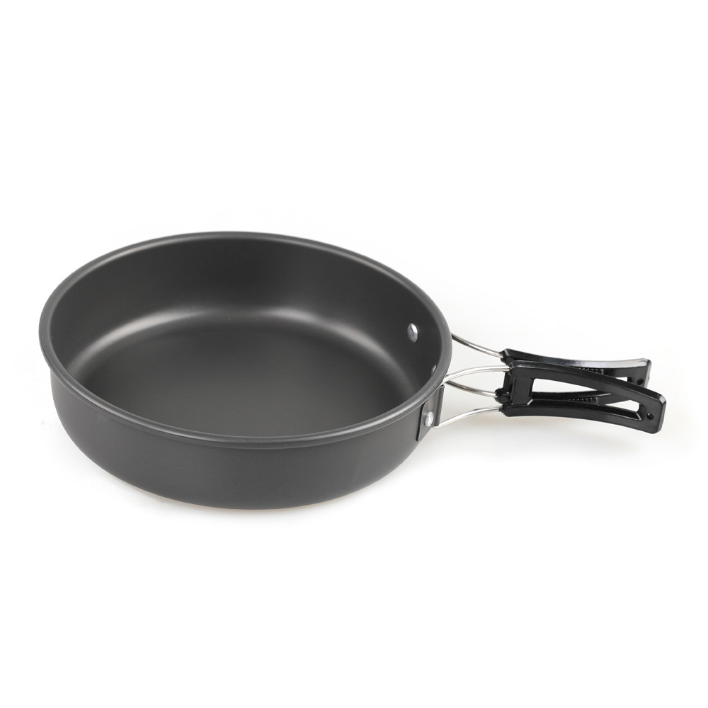 Outdoor Picnic Set Pan Frying Pan Medium Frying Pan DS-300 Frying Pan Single Frying Pan Portable Mesh Bag Packaging