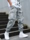 Large Size Overalls 2023 Spring Japanese Style Trendy Brand Men's Casual Pants Multi-Pocket Teenagers Trendy Loose Legs