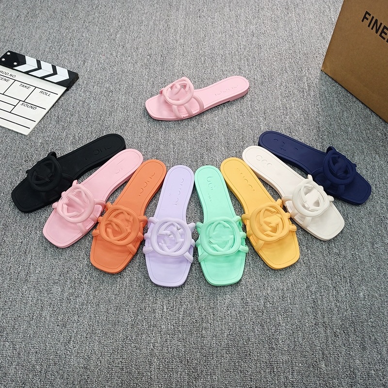 GG Slippers Women's Shoes Europe and America Big Brand 2024 New Ladies Sandals and Slippers slippers Europe Station Cross-border