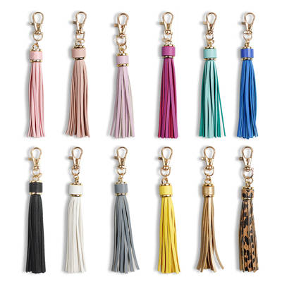 Amazon PU hand-woven colorful bag pendant keychain pendant car accessories bracelet ornaments