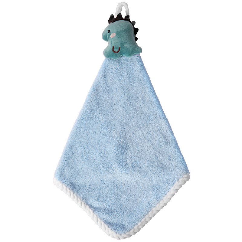 Coral fleece creative hand towel hanging absorbent towel children hand towel cute hanging towel hand towel wholesale