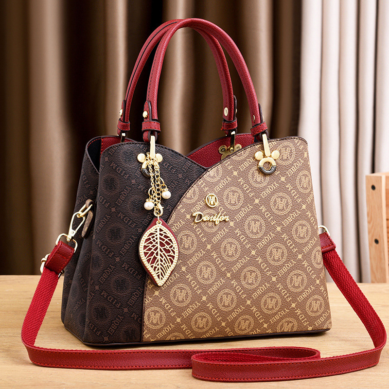 Bag Women's 2025 New Trendy PU All-match Shoulder Crossbody Bag Fashion High-end Sense Handbag Large Capacity Women's Bag
