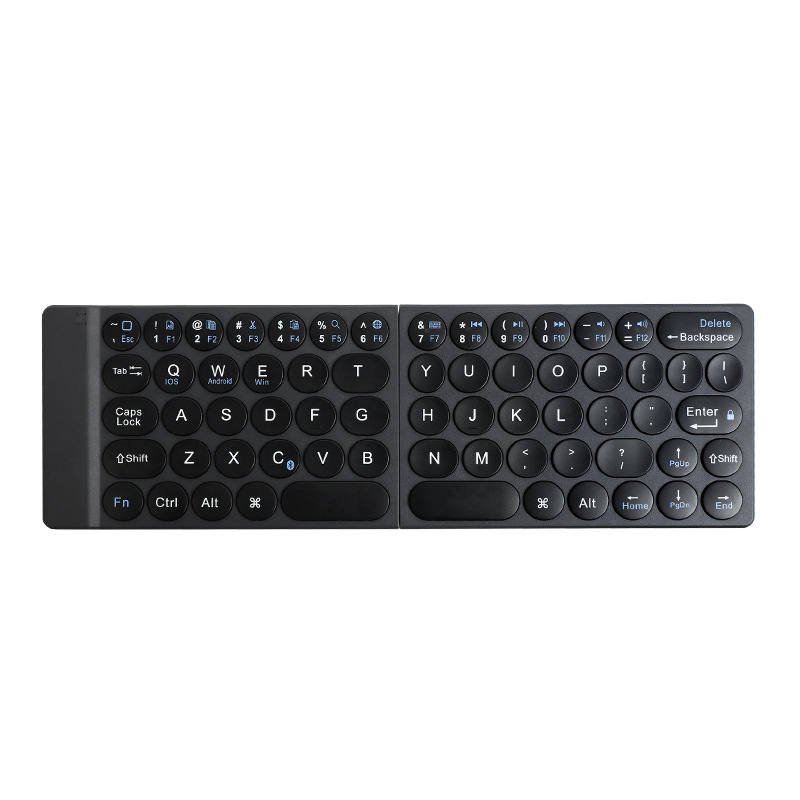 Punk folding keyboard FVZD1 mobile phone tablet office computer thin portable keyboard support three systems