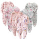 Factory wholesale baby jumpsuit long sleeve ha clothes baby bag fart clothes spring and autumn pajamas climbing clothes baby clothes