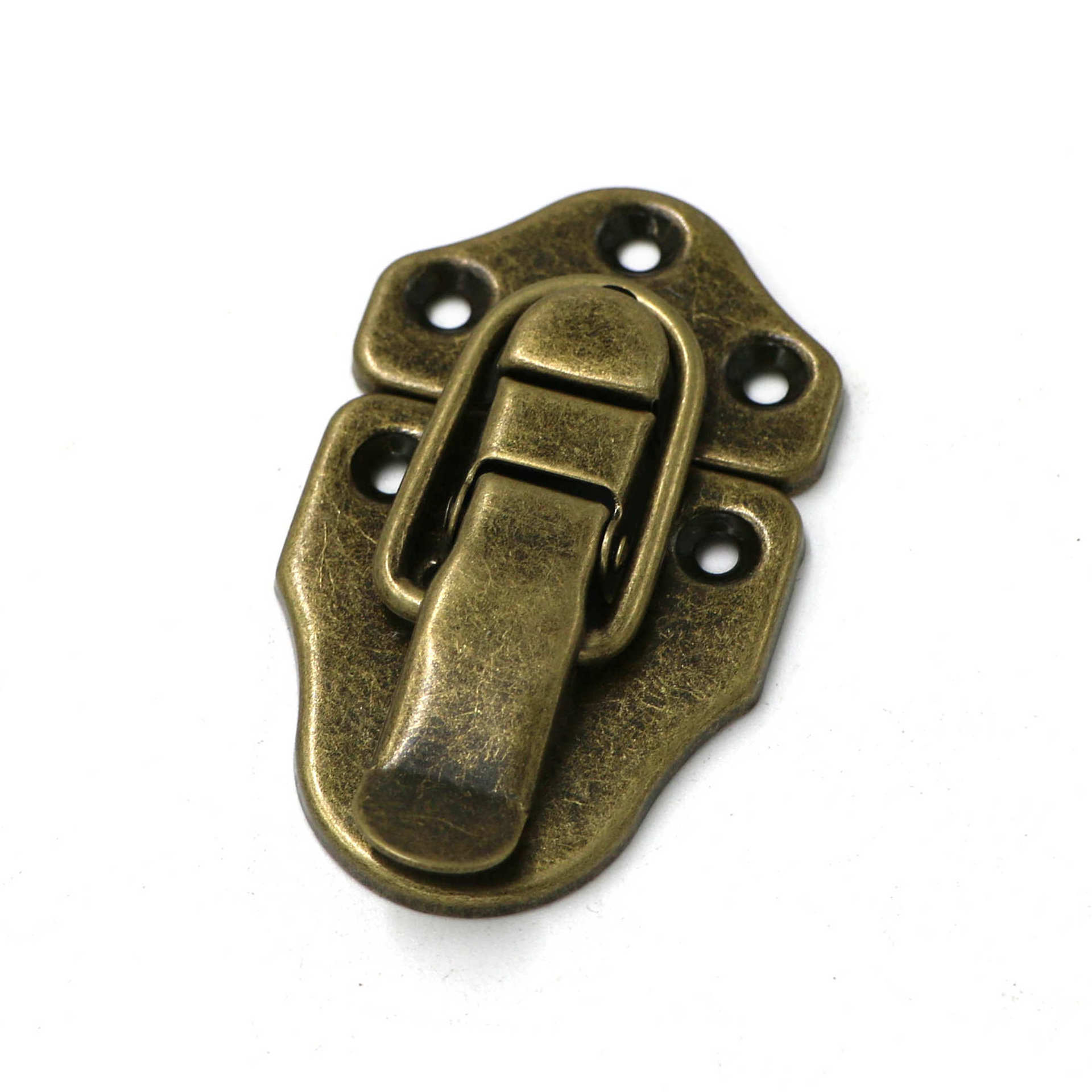Supply furniture hardware accessories iron lock tool box cabinet cover buckle wooden box drawer antique iron buckle buckle