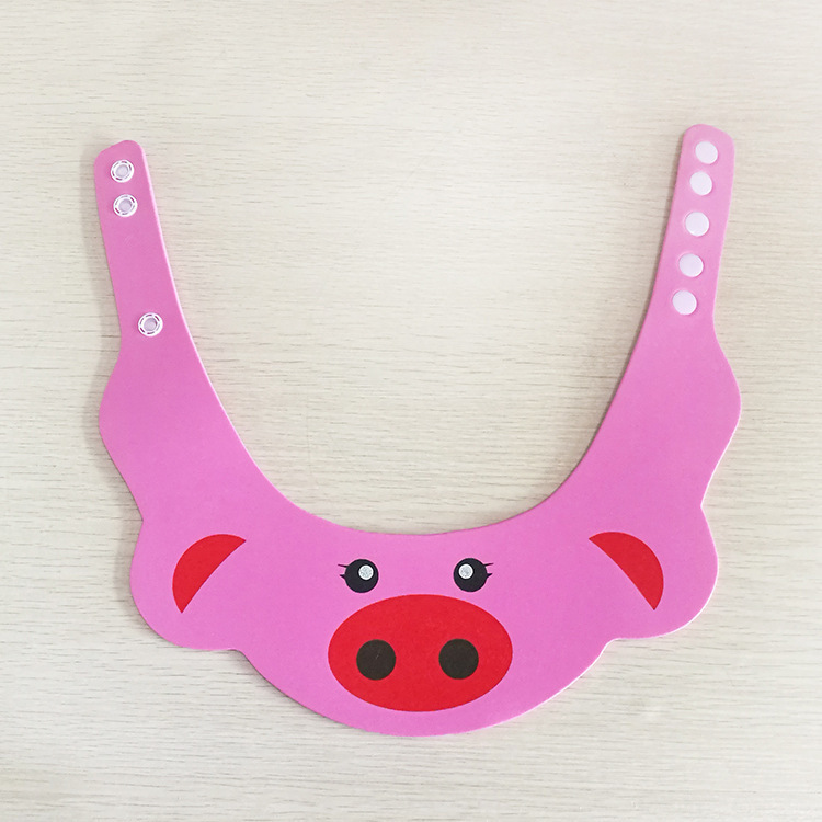Children's shower cap baby shampoo cap baby goldfish shampoo cap protective cap adjustable Bath Shampoo earmuffs cap