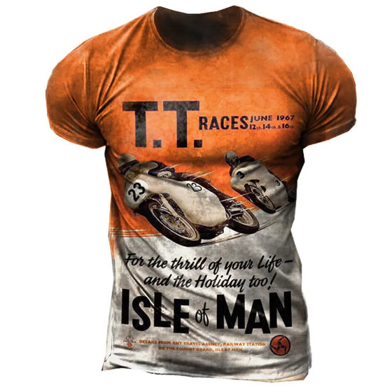 New cross-border e-commerce hot selling short sleeve men's fashion trend 3D digital printing T-shirt factory direct supply