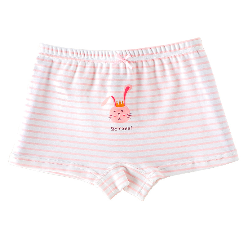 100% cotton girls' underwear pure cotton girls' boxers middle and big children Primary School students 4-15 years old junior high school cotton boxers