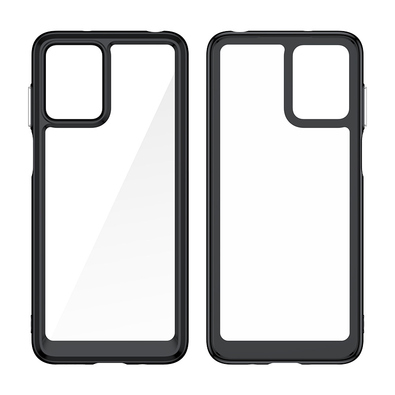 Moto G13 Mobile Phone Case Moto G13 Transparent Acrylic Protective Case Space Case Anti-fall TPU Soft Case