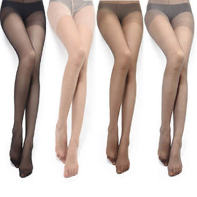 Silk stockings pantyhose ultra-thin gear cored silk pantyhose butterfly gear T-gear anti-snagging women's bottoming socks pantyhose