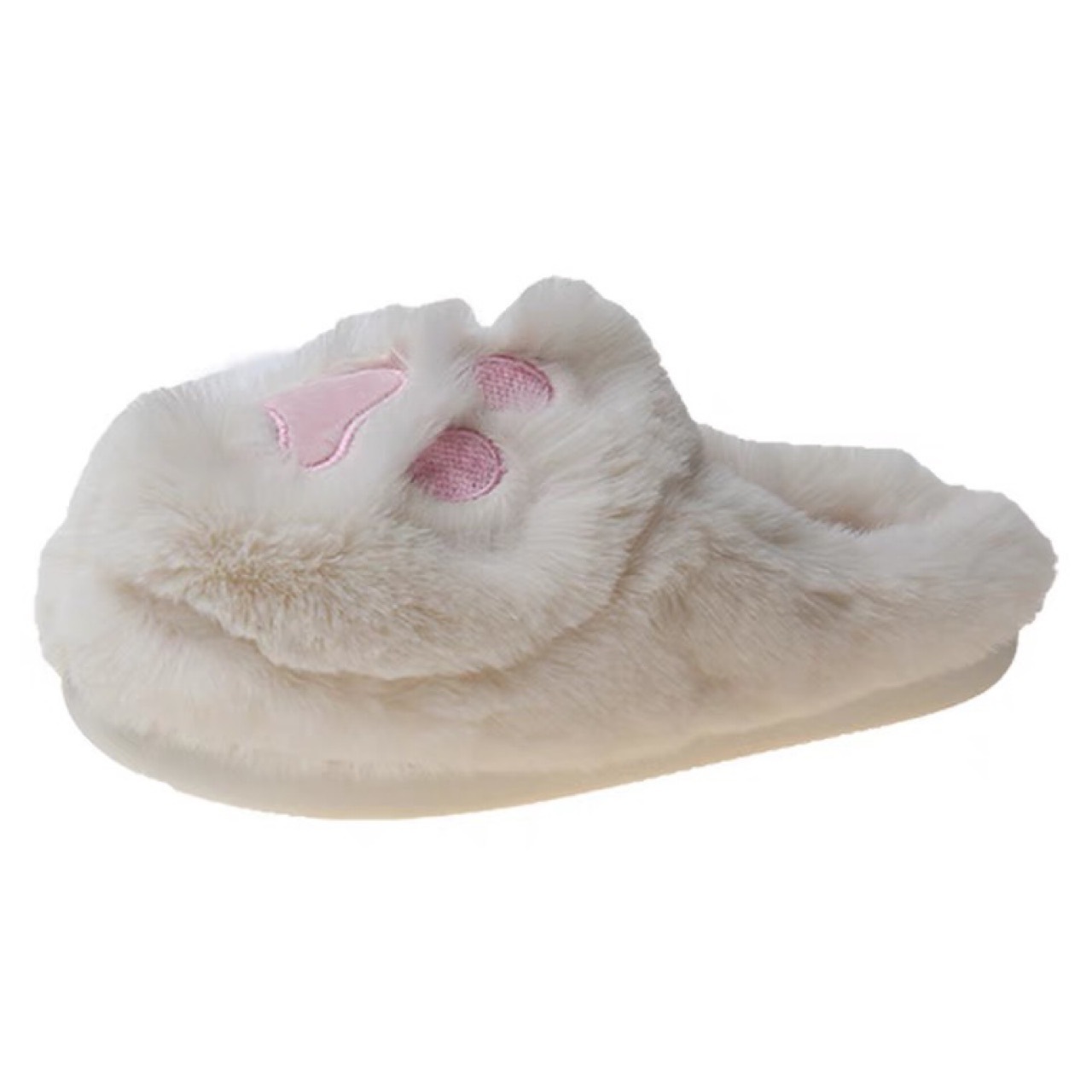 Internet celebrity New cute little feet cotton slippers female winter sweet student home non-slip closed toe cotton slippers ins