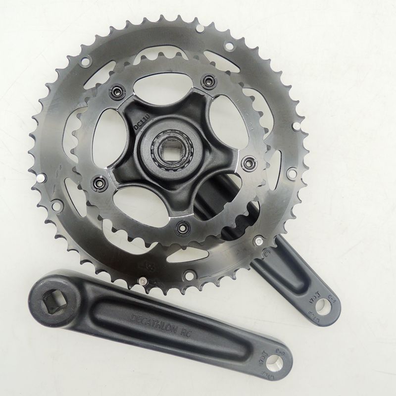 8/9/10 speed road bike 50 teeth two-piece aluminum alloy variable speed tooth plate 42 teeth three-piece mountain bike tooth plate