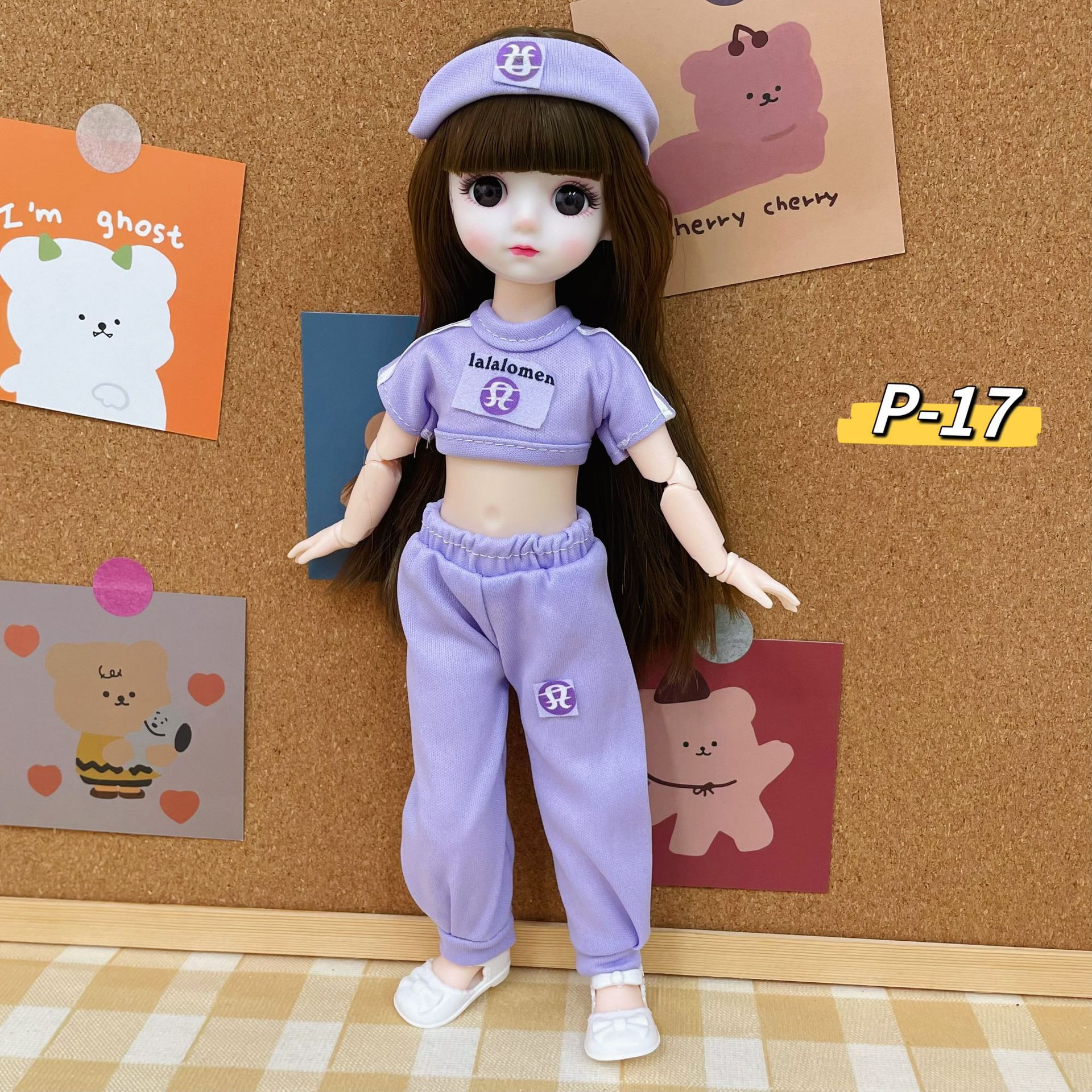 High beauty value 6 minutes 30cm Bobby doll Little Princess set 20 joint BJD girl birthday gift toy