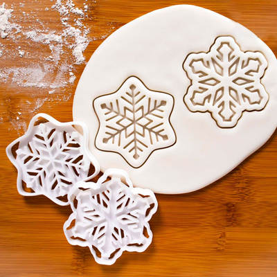 New Amazon Plastic Thick Snowflake Seal Abrasives White Embossing Tools DIY Christmas Seal Mold