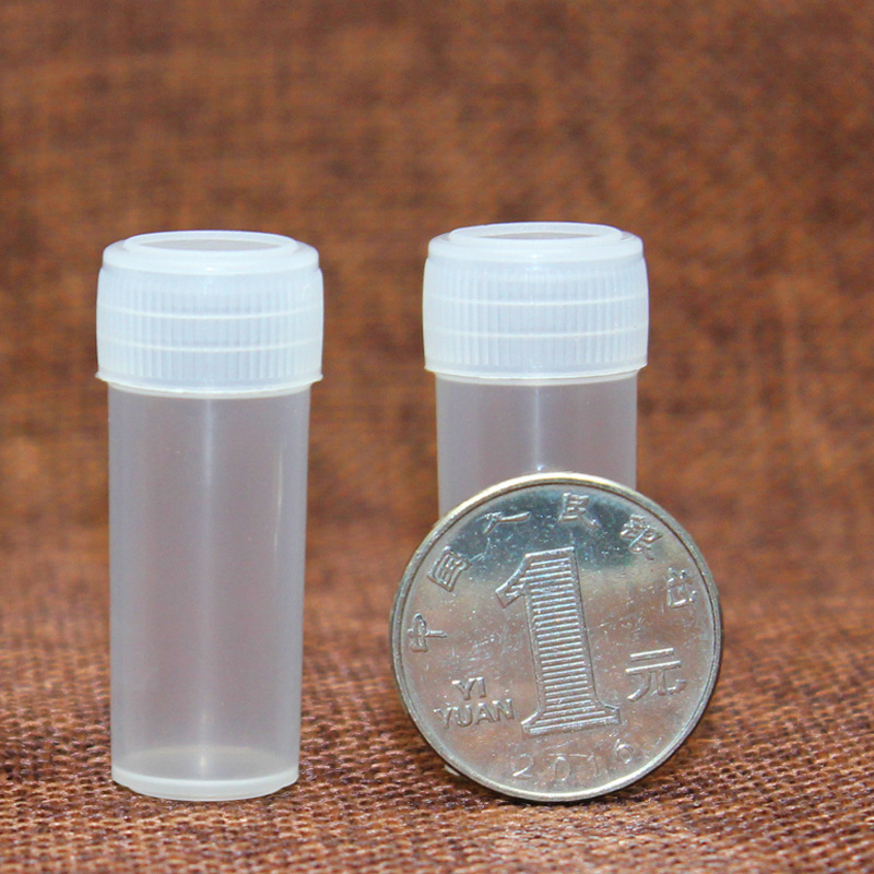 Manufacturer in stock 5g small barrel powder sub-bottle pp transparent liquid bottle 5g small bottle plastic sample bottle