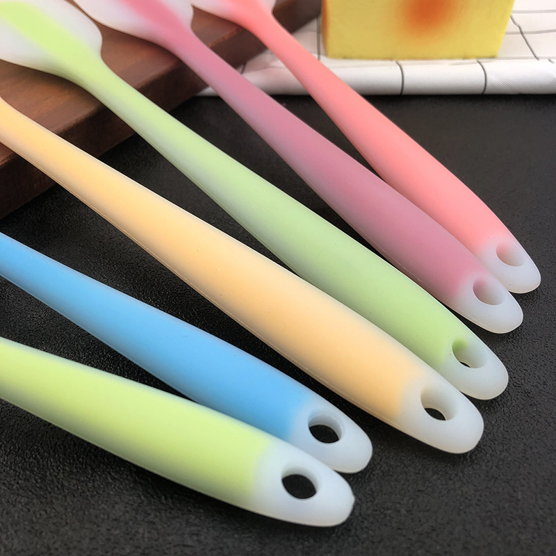 Silicone transparent scraper integrated all-inclusive large scraper cake cream jam spatula butter knife baking tool