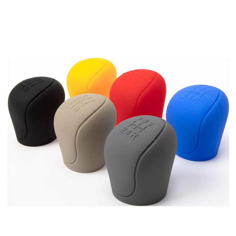Car gear cover silicone universal handbrake cover suitable for Ford gear cover non-slip wear-resistant gear lever handle cover spot