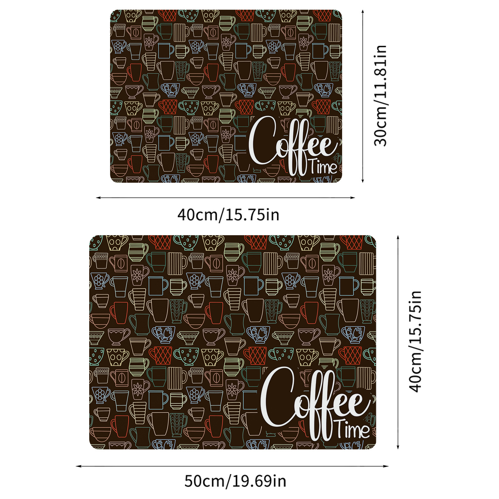 Kitchen Countertop Absorbent Mat Household Kitchenware Drain Mat Bar Heat Insulation Mat Anti-Slip Mat Washstand Drying Mat Coaster