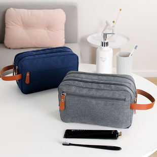 Cationic second generation men's wash bag large capacity Travel storage bag Oxford cloth compartment cosmetics storage bag