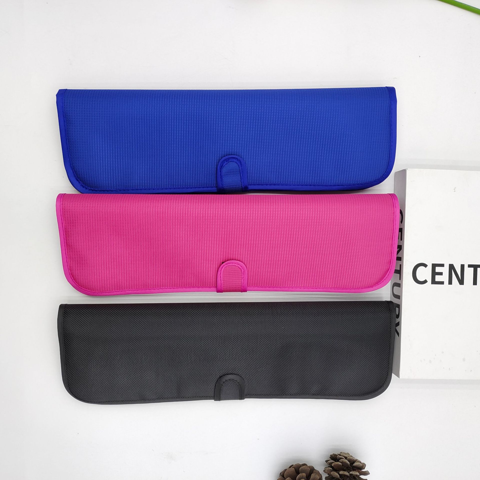 In stock straight hair curler anti-scald bag hair straightener high temperature resistant anti-scald storage bag electric comb folding storage bag