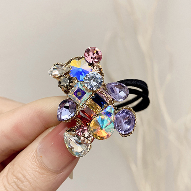 Small Bangs Grab Clip 2022 New Crystal Flower Side Hairpin Korean Internet Celebrity Mini Elegant Grab Hair Accessories_voghion.com