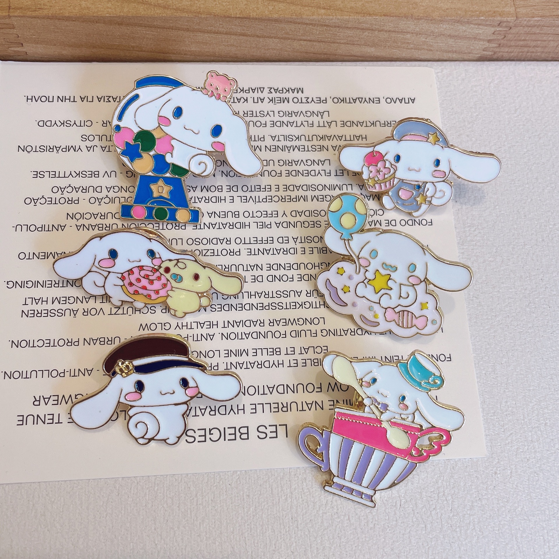 Cute Sanrio Brooch Cartoon Kulomi Gui Dog Badge Japanese Men's and Women's Clothes Bag Accessories Pendant