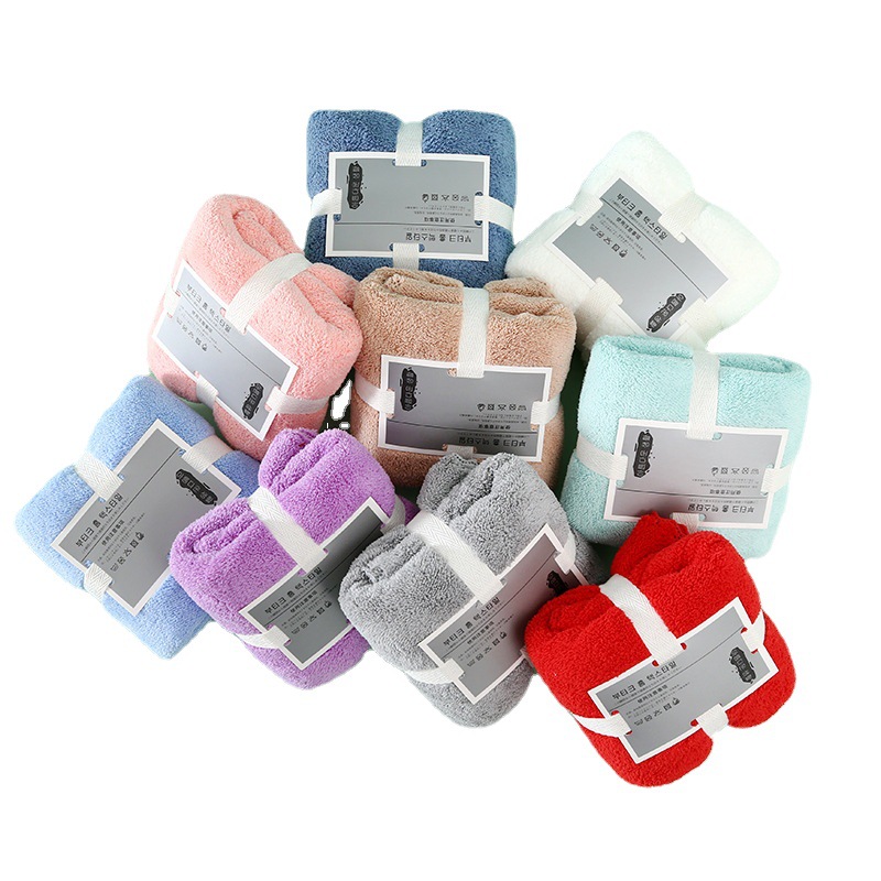 Coral Fleece Square Towel Shop Return Gift Accompanying Gift Promotion Gift suit Simple Gift Wholesale