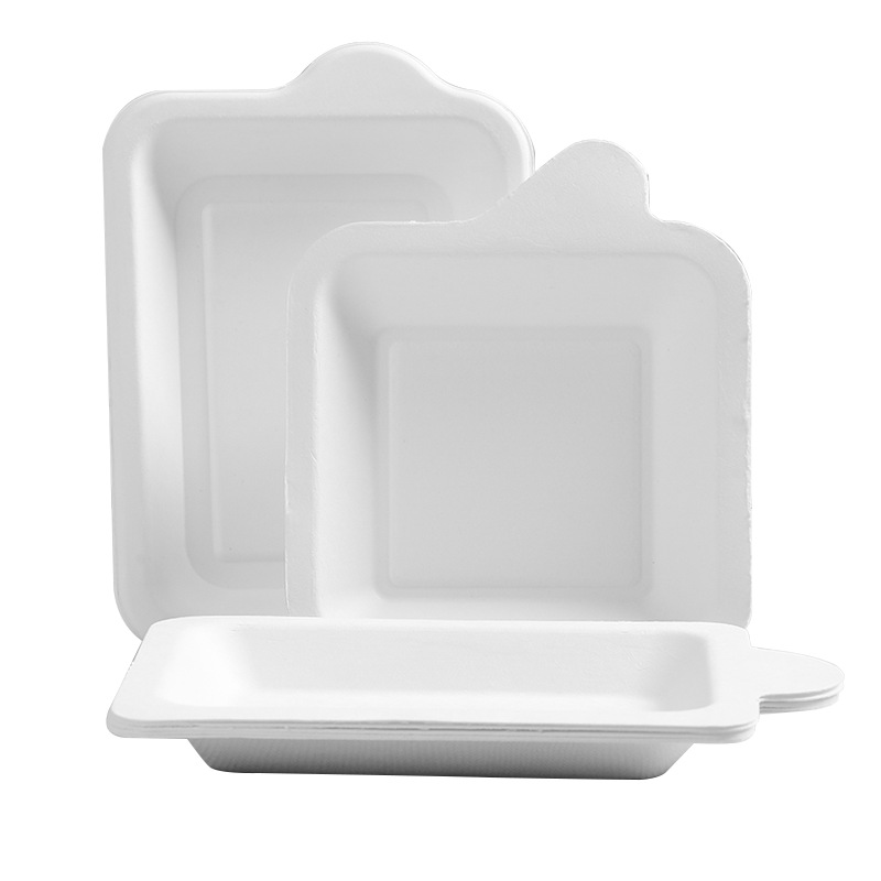 21 Ke Ke CAKE Same Style CAKE Plate Disposable Square Paper Plate Birthday Barbecue Plate Paper Plate Heart-shaped Plate