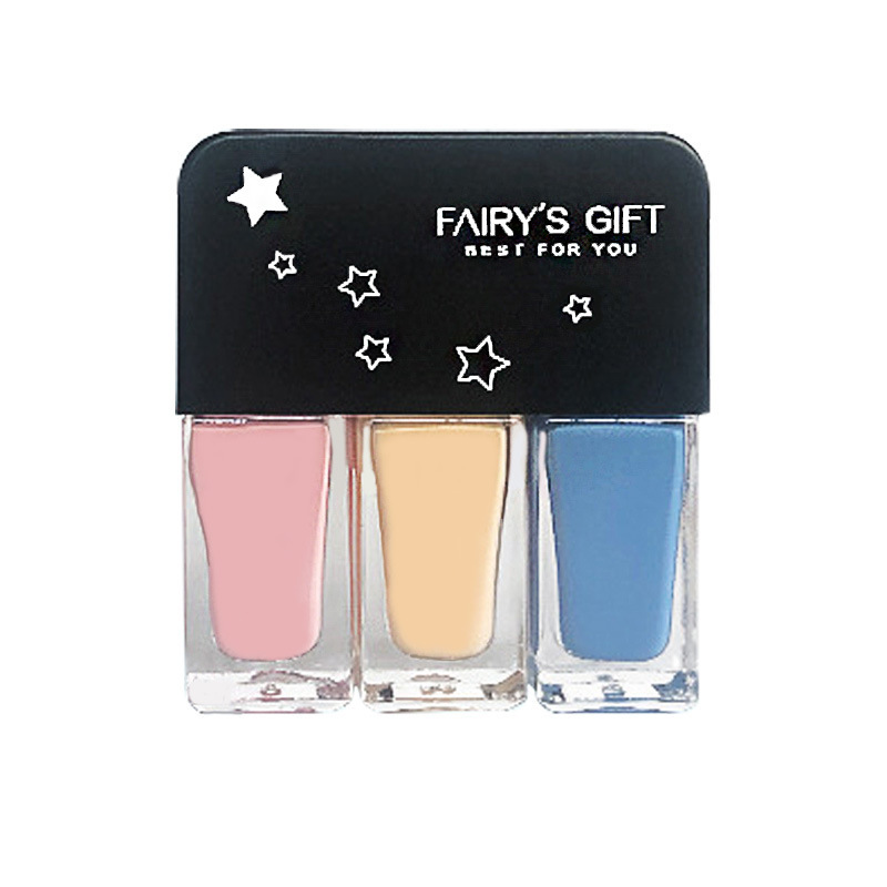 Nail Polish Non-Baking Long-lasting White Quick-drying Ice Triplets Set Peelable Long-lasting Tear Nail Oil Nutrition Oil