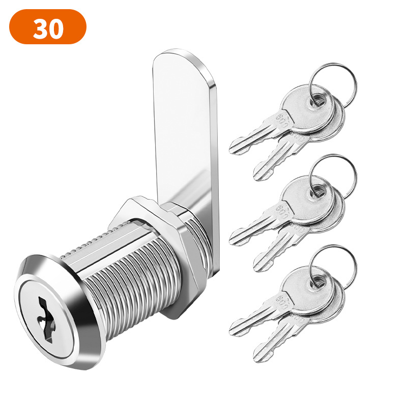 MS402 Iron Key Letter Box Lock Drawer Office RV Wooden Cabinet Iron Cabinet Door Lock Locker Black Tongue Lock
