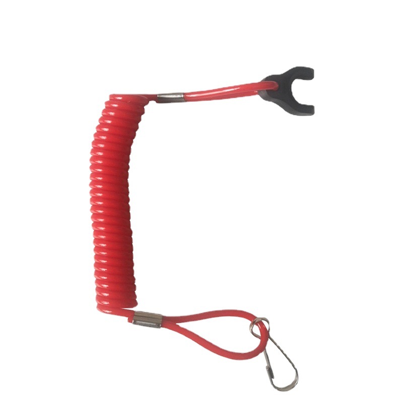 Spot wholesale motor boat flameout rope outboard machine start key protection rope motor boat emergency safety rope
