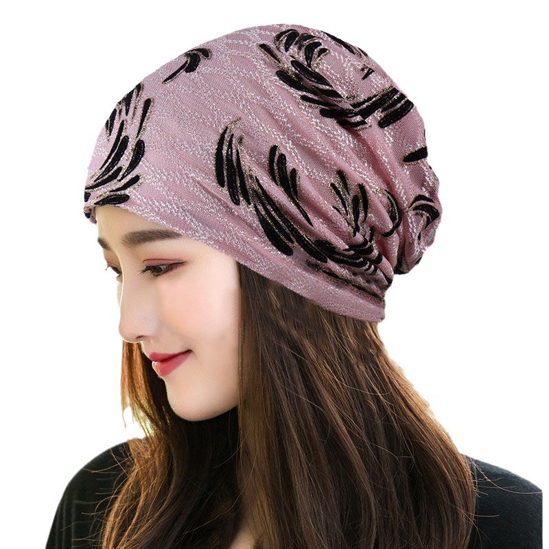 Confinement cap cotton breathable light headscarf cap summer nightcap air conditioning cap hat female spring and autumn thin lined toe cap
