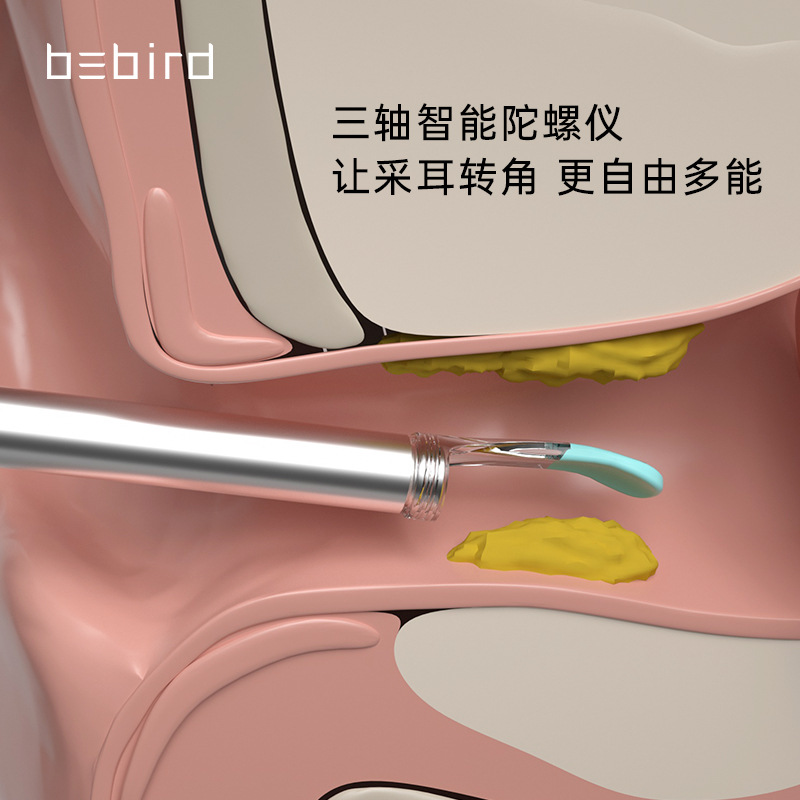 Cross-border high-definition wireless visual ear scoop ear picking tool set visual ear scoop ear artifact otoscope visual ear scoop