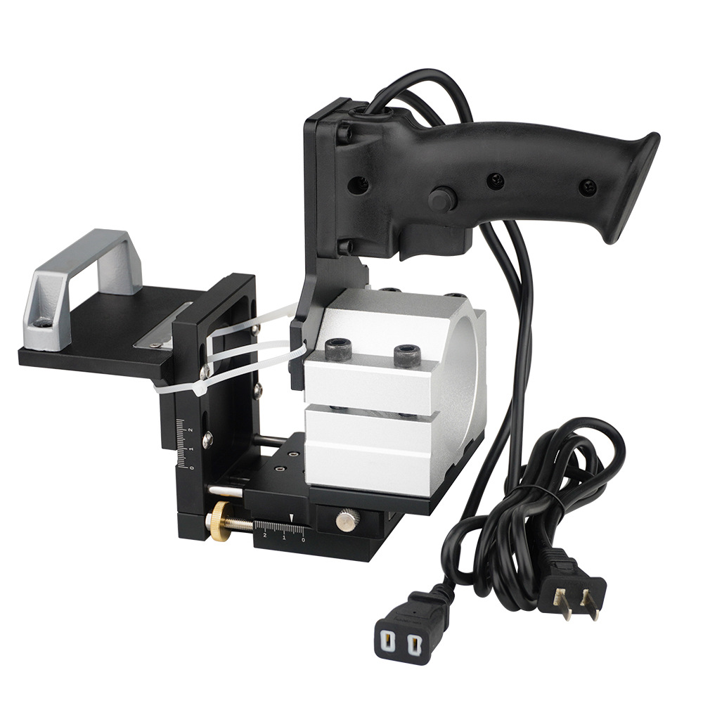 Edge trimming machine slotting bracket two-in-one invisible fastener clothing cabinet plate woodworking tool slotting machine side hole dare