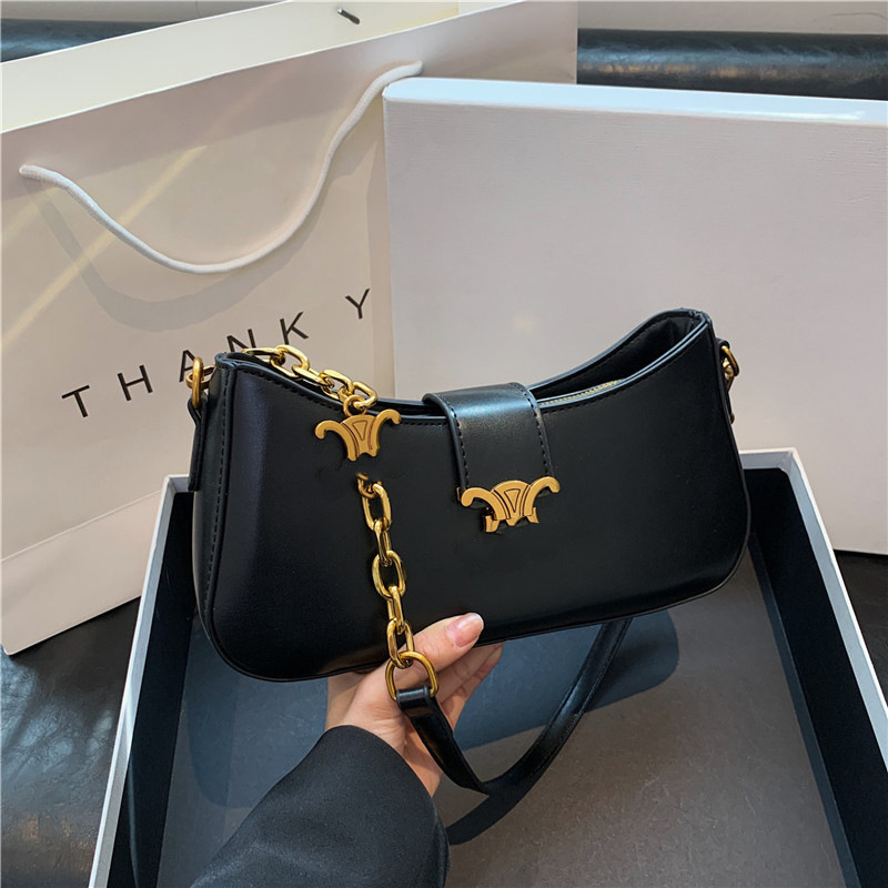 High-grade underarm bag for women 2023 cross-border new western style chain casual all-match shoulder messenger bag bags