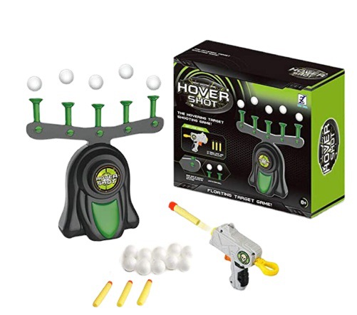 Amazon explosions electric suspension shooting target luminous suspension shooting gun Children's Soft Bullet Gun suspension ball spot