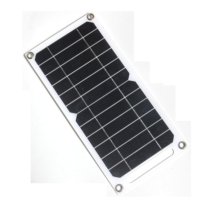 Flexible Outdoor Solar Charging Board 5V Mobile Phone Backpack Solar Charger Panel High Efficiency Monocrystalline Silicon Made in Guangdong