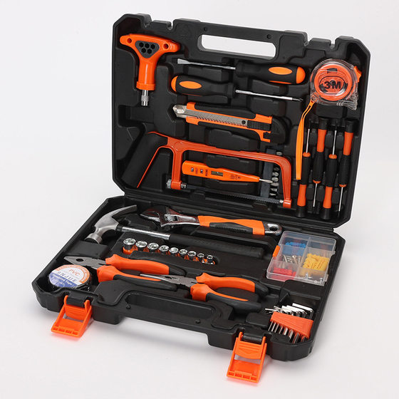 New comprehensive hardware toolbox set household manual combination tool set wrench screwdriver car repair