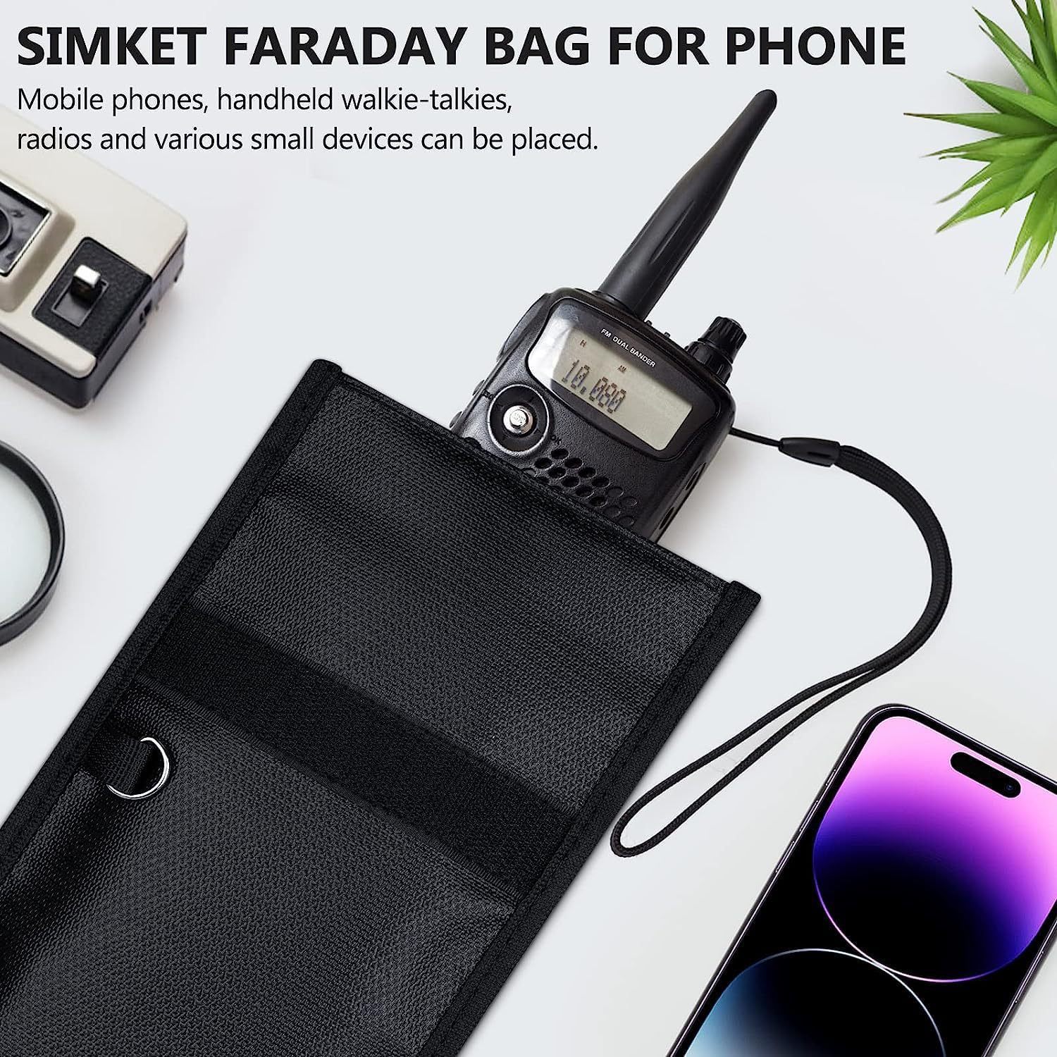 in stock new car key signal shielding bag waterproof fireproof anti-theft key bag RFID electromagnetic shielding card