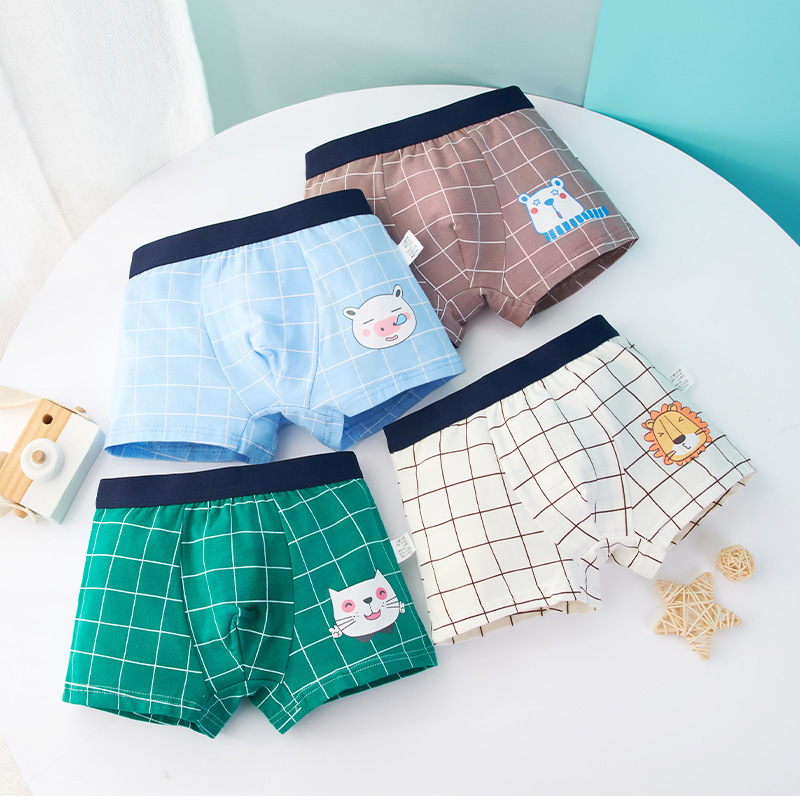 Children's Underwear Boys' Boxer Shorts Boys' Baby Children's Underwear Underwear for Middle and Old Children and Primary School Students