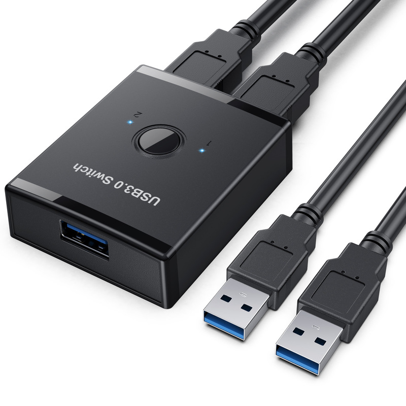 USB3.0 双方向スイッチャー プライベートモデル ツーインワンアウト/ワンインツーアウト プリンター共有スプリッター デジタルコンピューターコンバーター|undefined