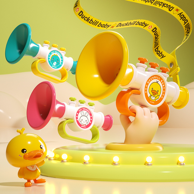 Trumpet Children's Toy Baby Baby Blow Music Blow Instrument Harmonica Whistle Boys and Girls