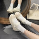French Mary Jane women's shoes new zhao Lusi mono same style ugly cute sandals big toe platform women's canvas shoes
