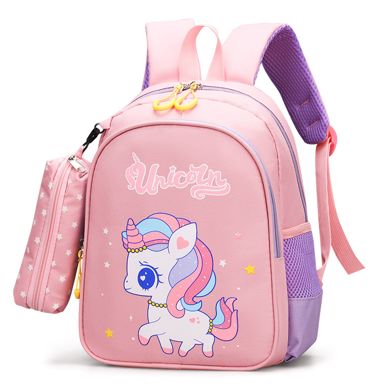 Children's Schoolbag Kindergarten Large Medium Small Backpack Baby Backpack Boys and Girls Cartoon Cute New Backpack Wholesale